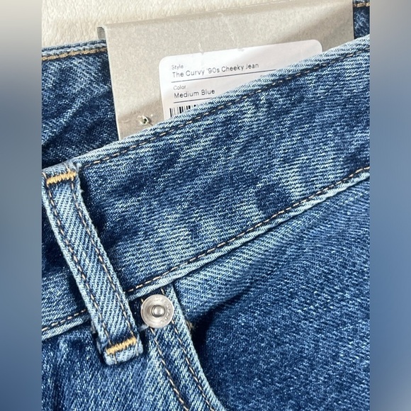 NWT Everlane Sz 31 Regular The Curvy 90’s Cheeky Straight Leg Jeans Medium Wash - Picture 4 of 14